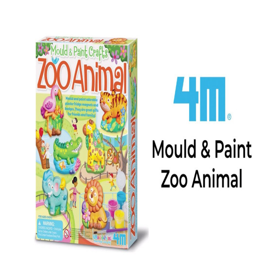 4M Mould & Paint Zoo Animal